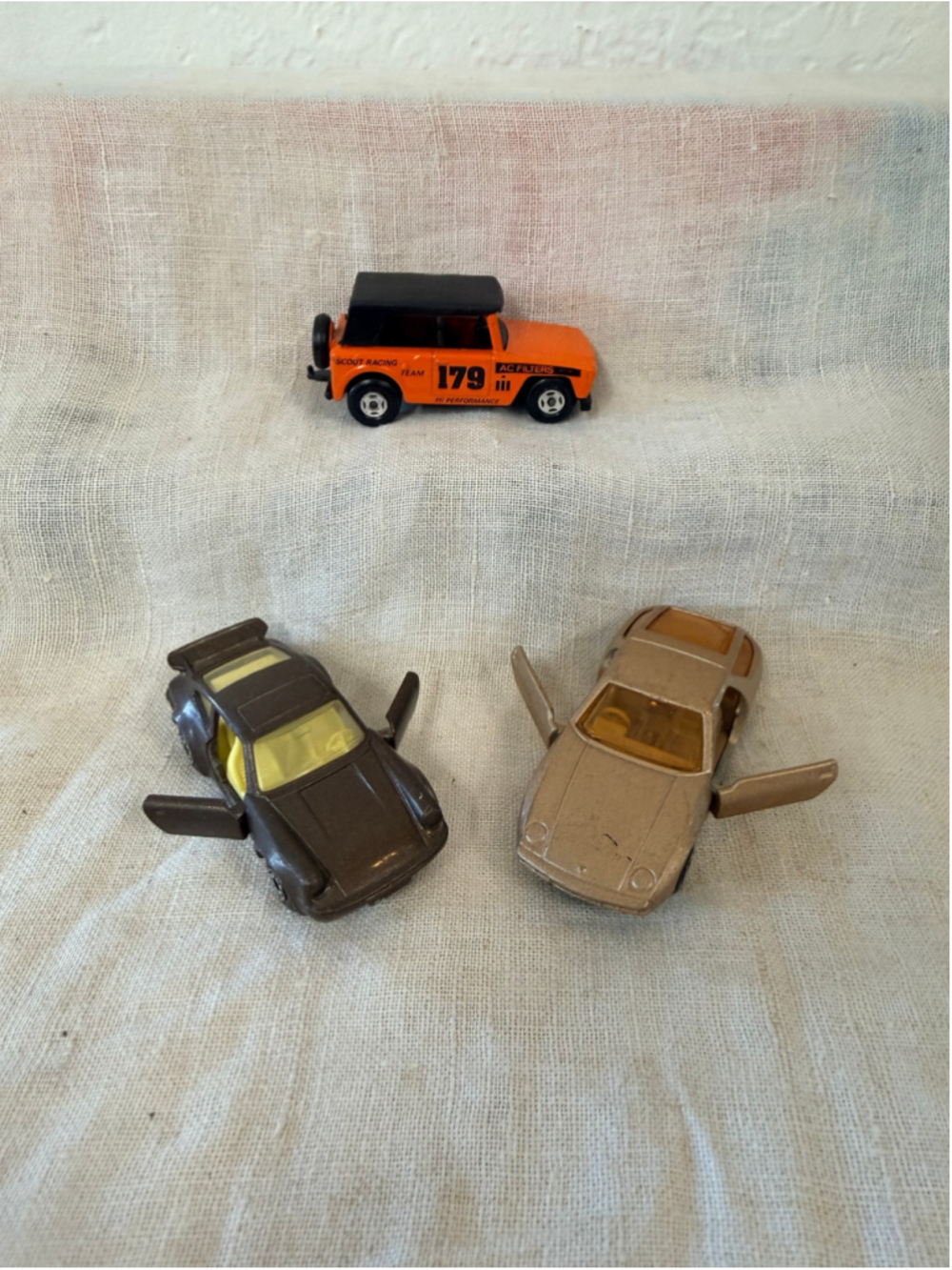Vintage Matchbox Lesney England Porsches & Scout Racing Lot of 3